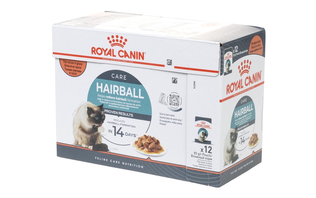 Royal Canin Alimentation humide Sauce pour boules de poils, 12 x 85 g