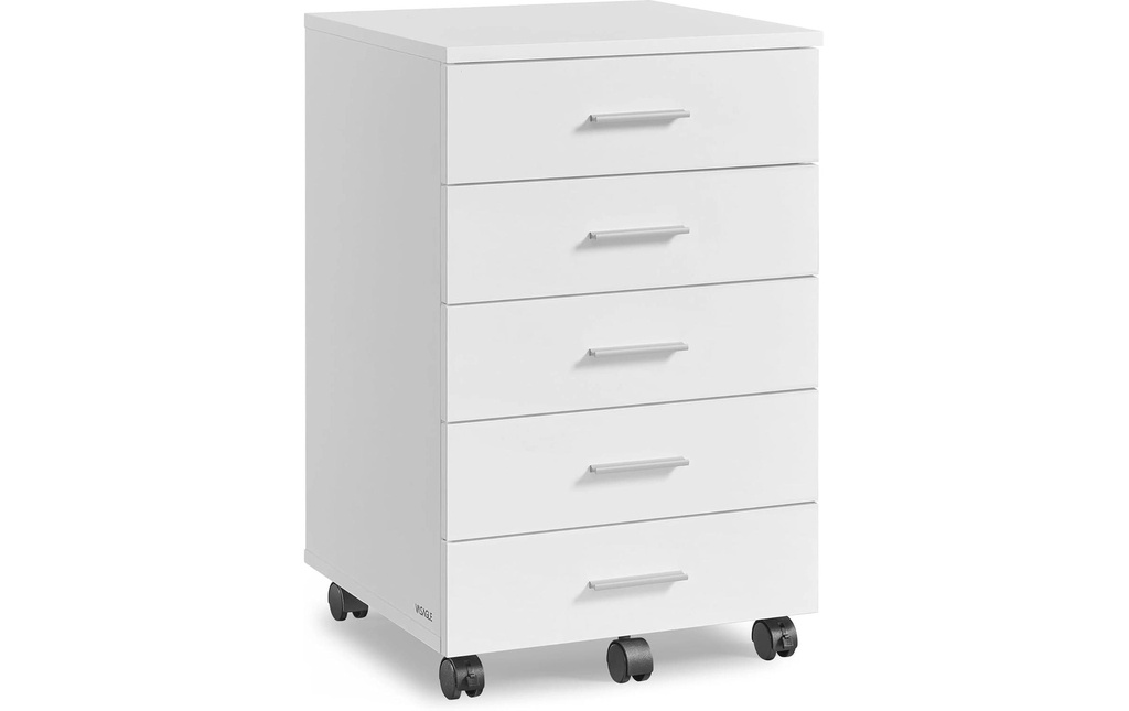 Songmics Chariot multifonction 42 x 40 x 65.7 cm, Blanc