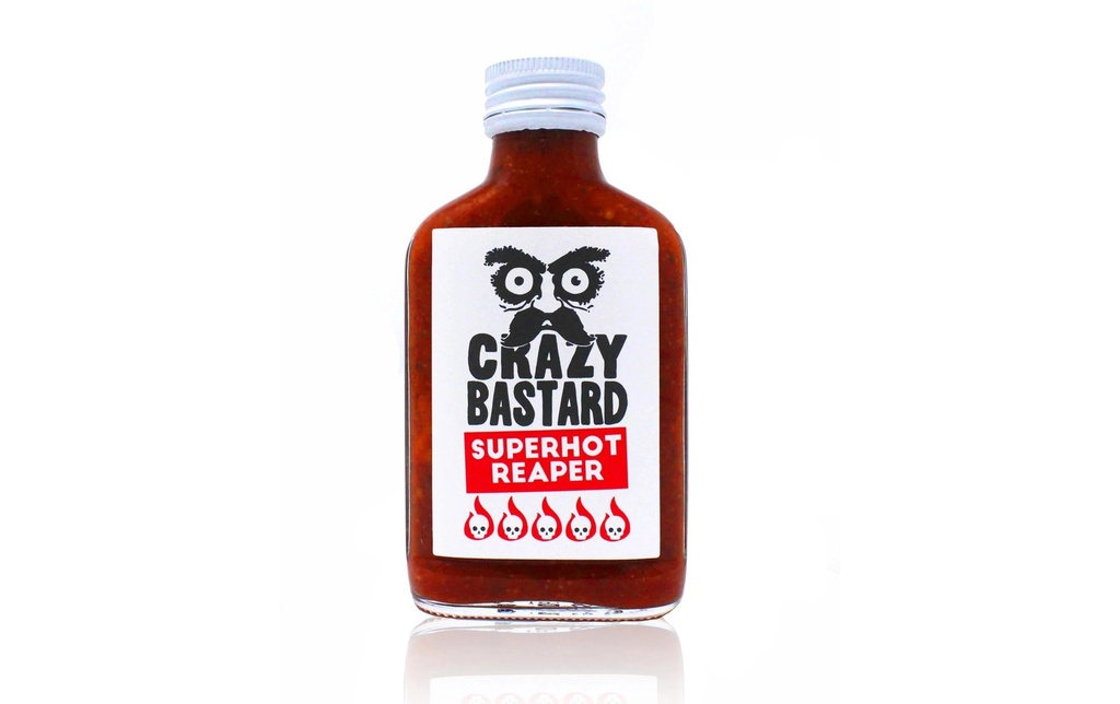 Crazy Bastard Sauce Sauce chaude Superhot Reaper 100 ml
