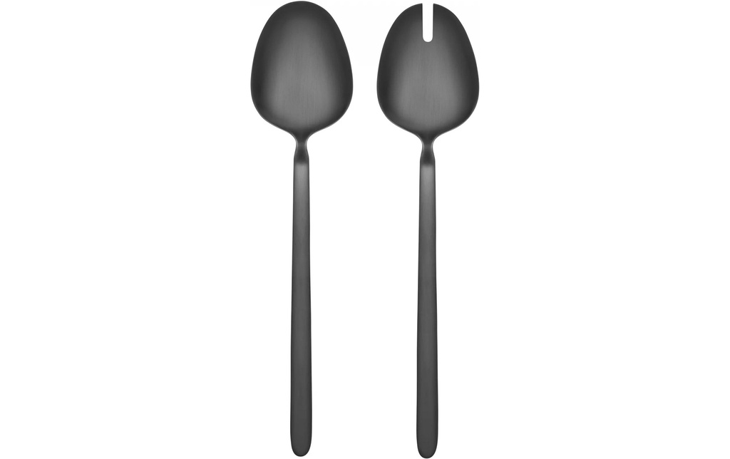 Blomus Couverts à salade Stella 2 pièces, Noir