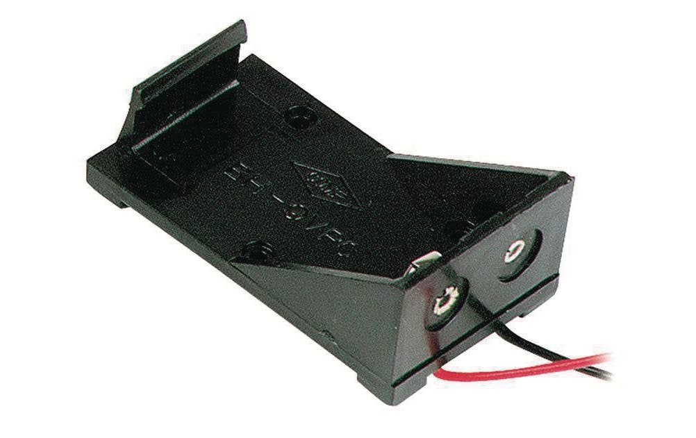 Velleman Supports pour pile BH9V, 1x 9V 1 Pièce/s