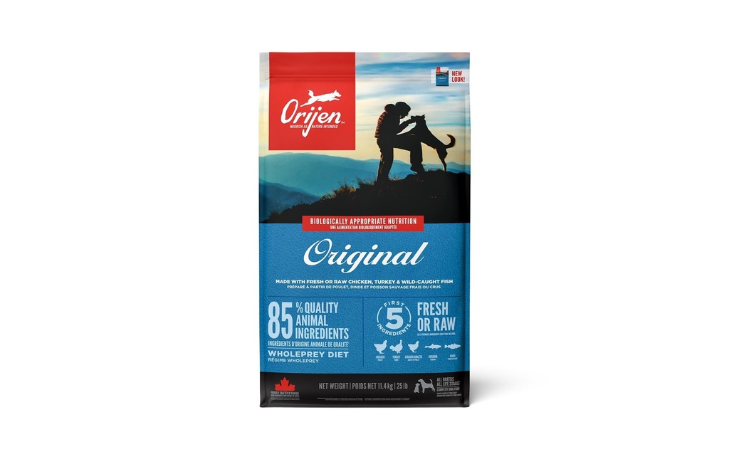 Orijen Alimentation sèche Dog Original avec volaille et poisson, 11.4 kg