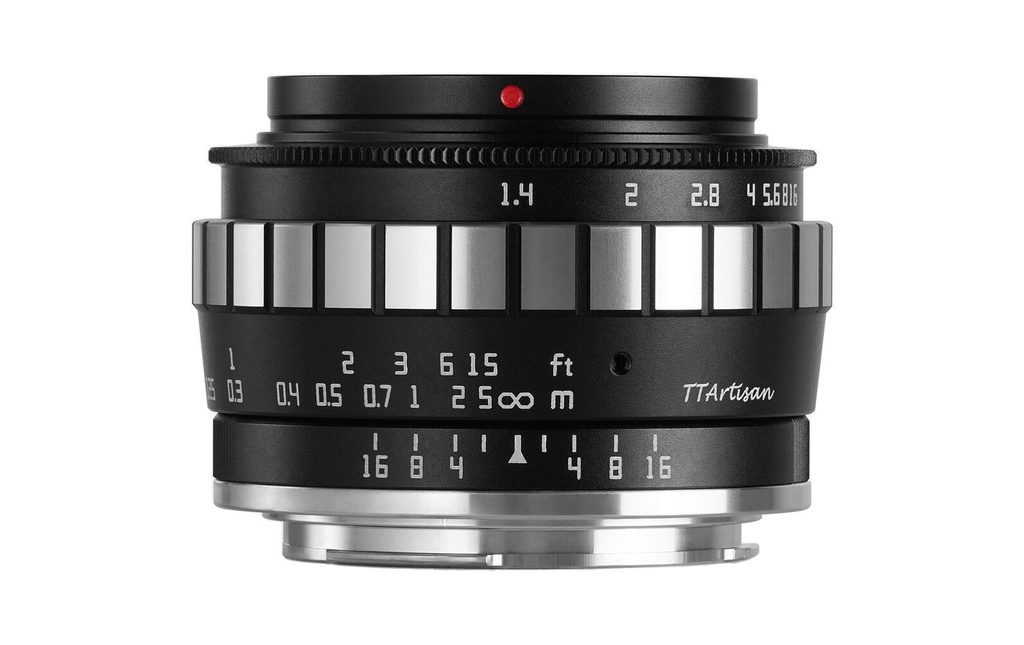 TTArtisan Longueur focale fixe APS-C 23mm F/1.4 – Fujifilm X-Mount