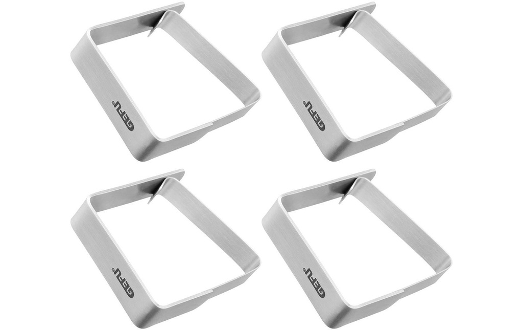 GEFU Pince nappe Fermo 8 x 23.5 x 1.9 cm, 4 pièces
