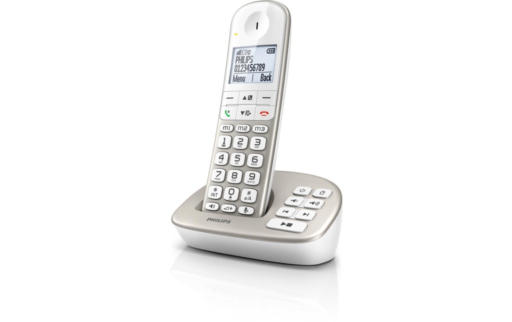 Philips Téléphone sans fil XL4951S  Blanc