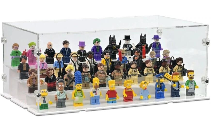 iDisplayit Modules de construction Présentoir en acrylique pour 40 minifigures LEGO