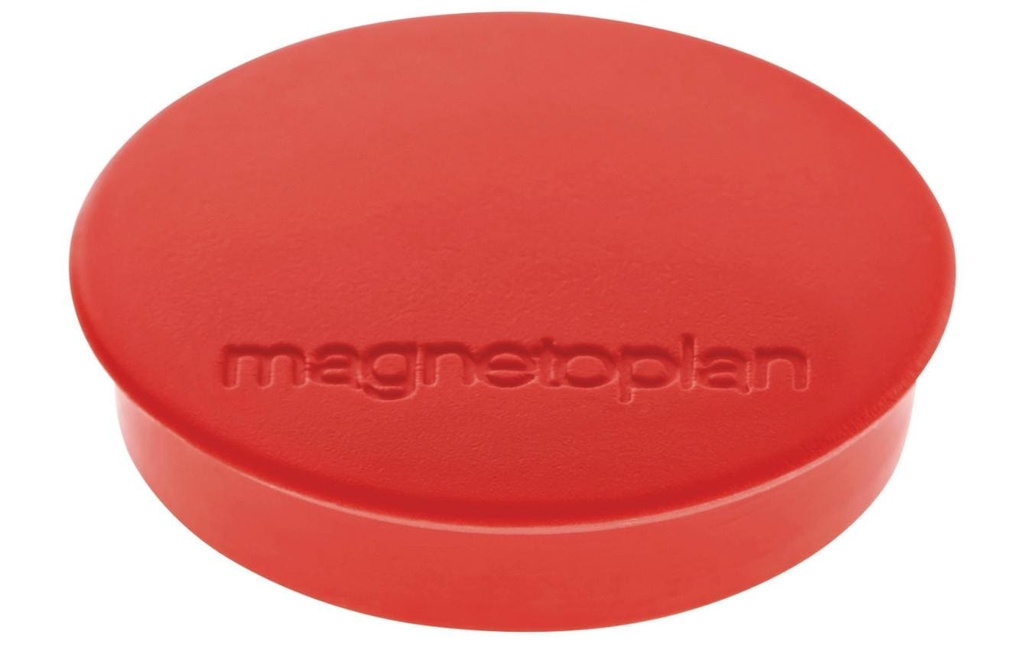 Magnetoplan Aimant Discofix Ø 3 cm Rouge, 10 Pièce/s