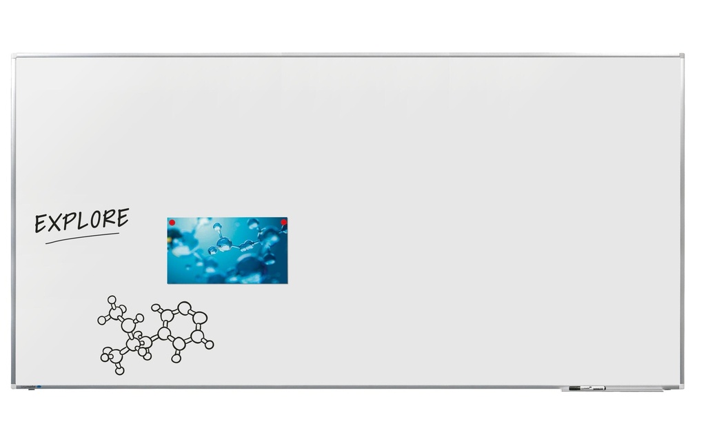 Legamaster Tableau blanc magnétique Premium Plus 100 cm x 200 cm