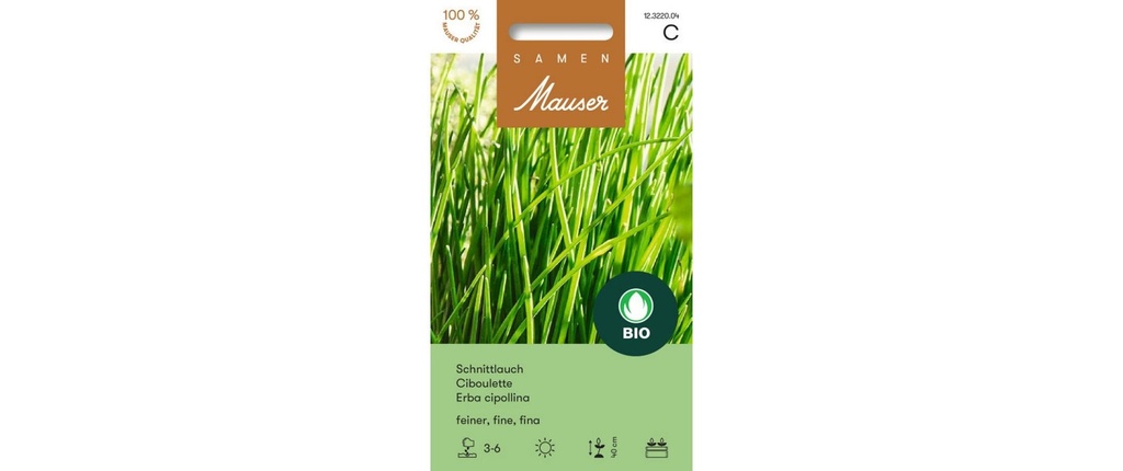 Samen Mauser Semence Bioline ciboulette, fine