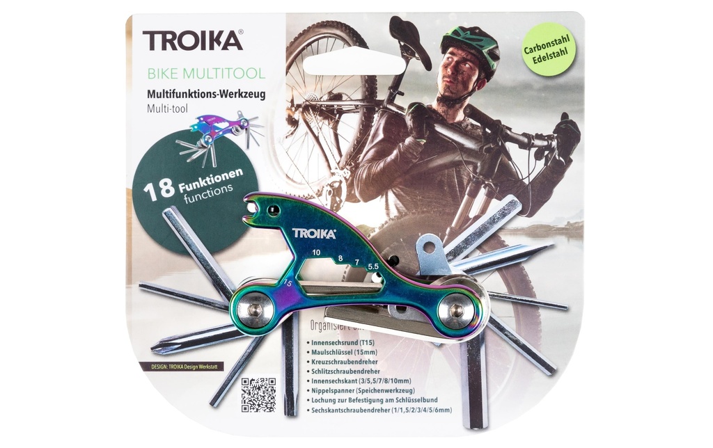 Troika Porte-clés Multitool Iridescent