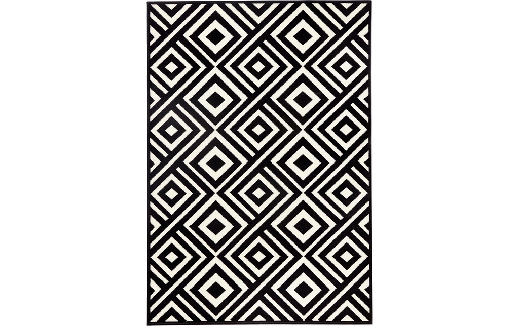 Hanse Home Tapis Art 160 cm x 230 cm, Noir/Crème