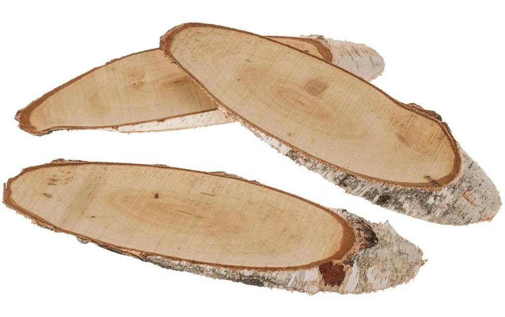 Opiflor Disques en bois ovale, 35-40 cm x 2 cm