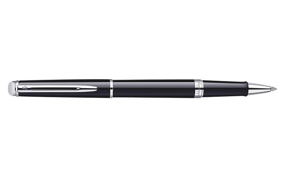 WATERMAN Stylo à bille roulante Hémisphère CT fin (F), Noir