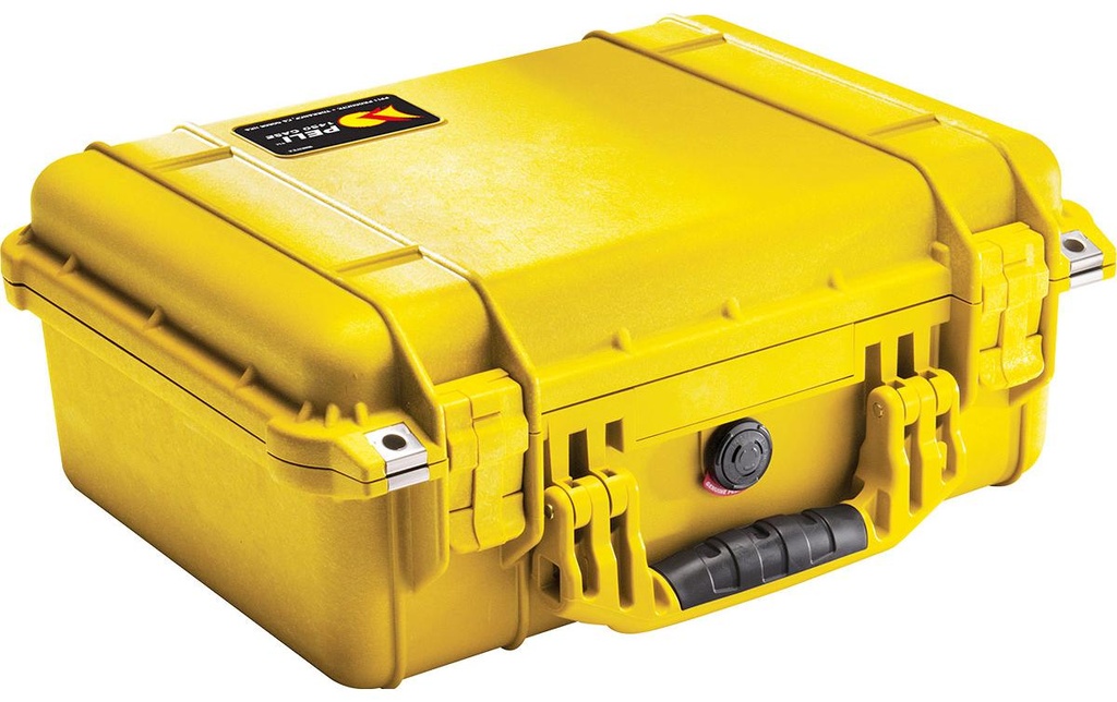Peli Mallette de protection 1450 avec garniture en mousse, jaune