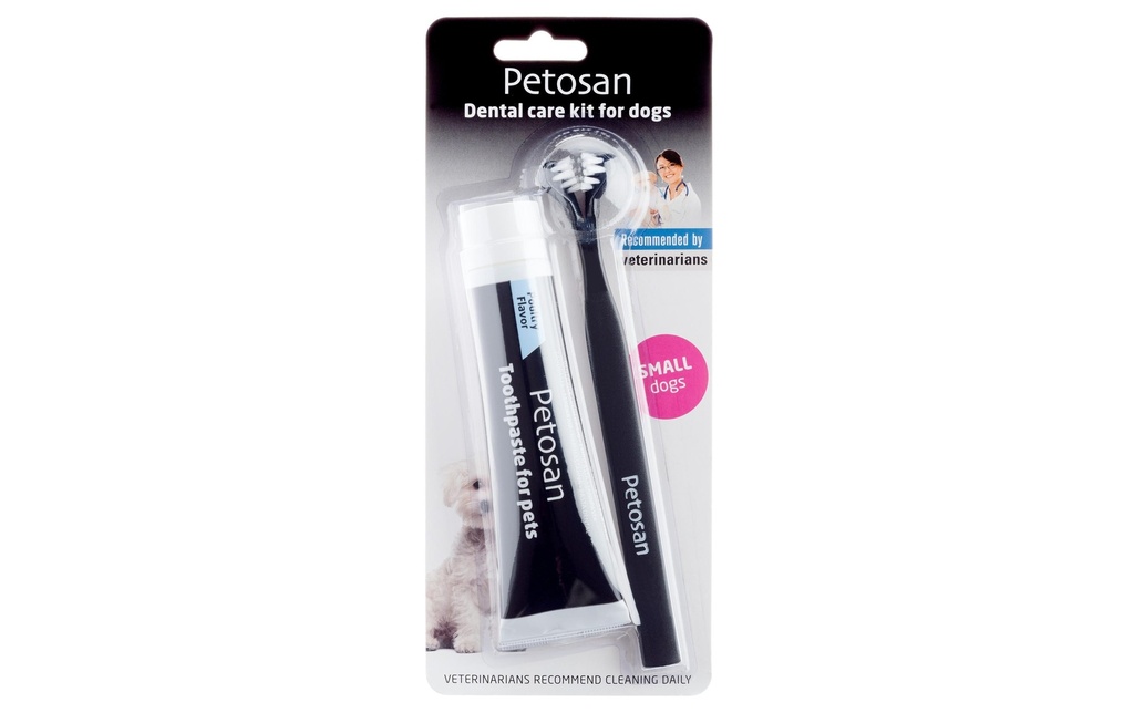 Petosan Nettoyage des dents Kit dentaire Dentifrice & brosse, S