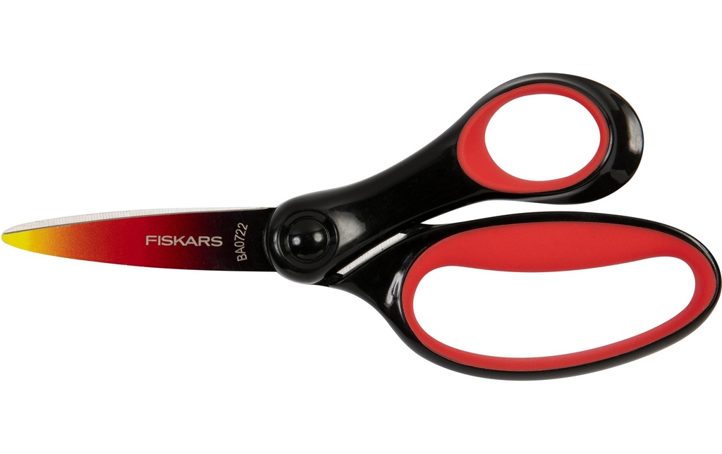 Fiskars Ciseaux pour enfants Ombre noir 15 cm, Acier inoxydable, Droitiers