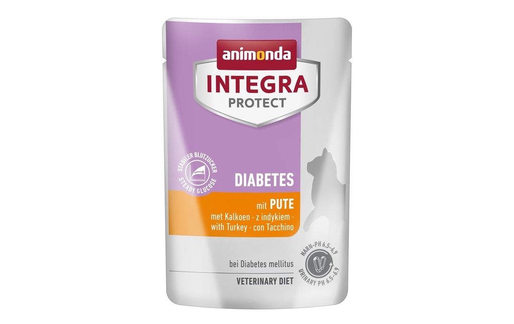 Animonda Integra Protect Nourriture humide Dinde diabétique, 85 g
