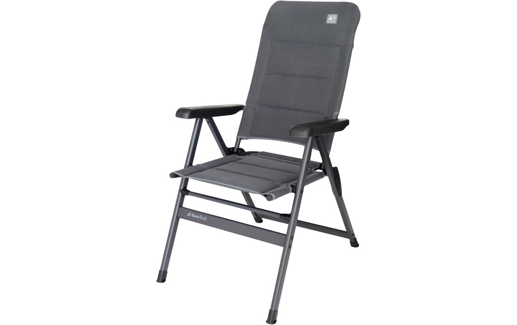 Eurotrail Chaise de camping Talin Mesh Gris