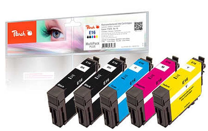 Peach Encre Epson n° 16 2x BK, 1x chaque C,M,Y