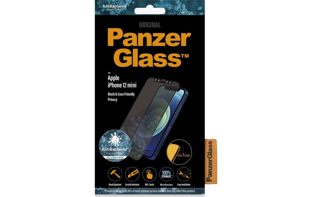 Panzerglass Protection d’écran Case Friendly AB Privacy iPhone 12 mini