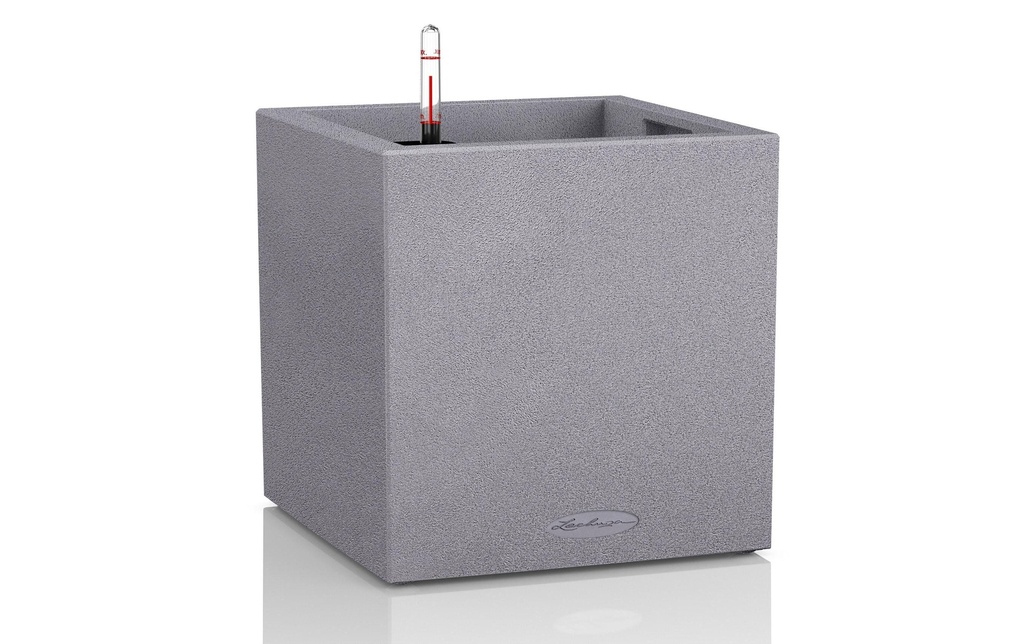 Lechuza Pot de fleur Canto Stone 30 low, Gris