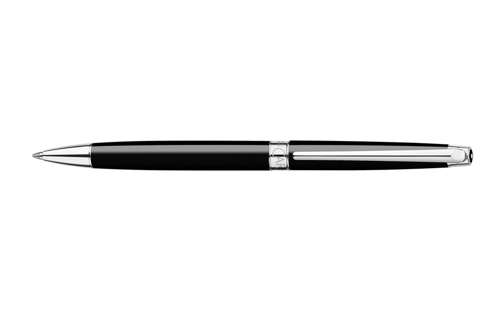 Caran d'Ache Stylo bille Léman Slim noir ébène