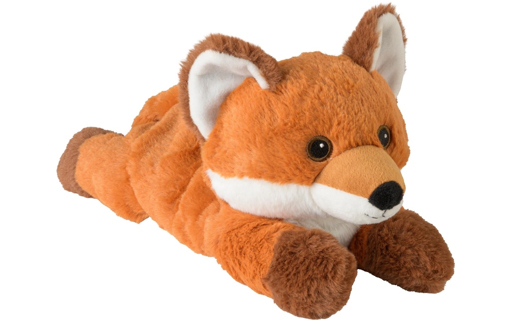 Warmies Coussin thermique Renard couché avec rembourrage à la lavande 33 cm