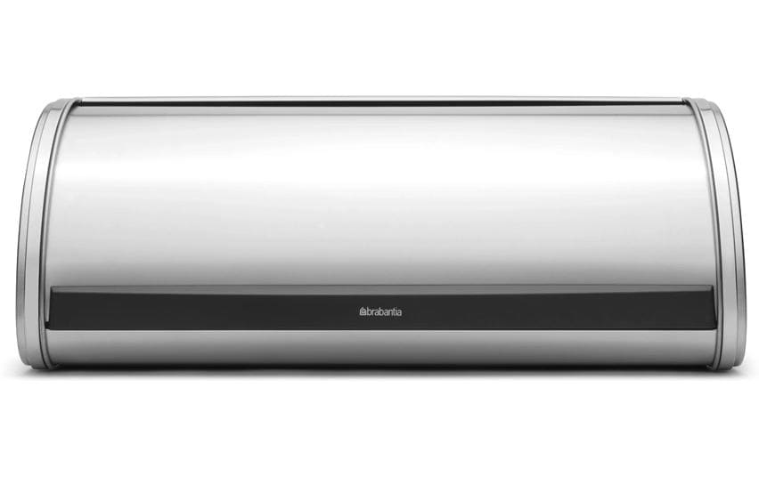 Brabantia Boîte à pain à roulettes Argent mat
