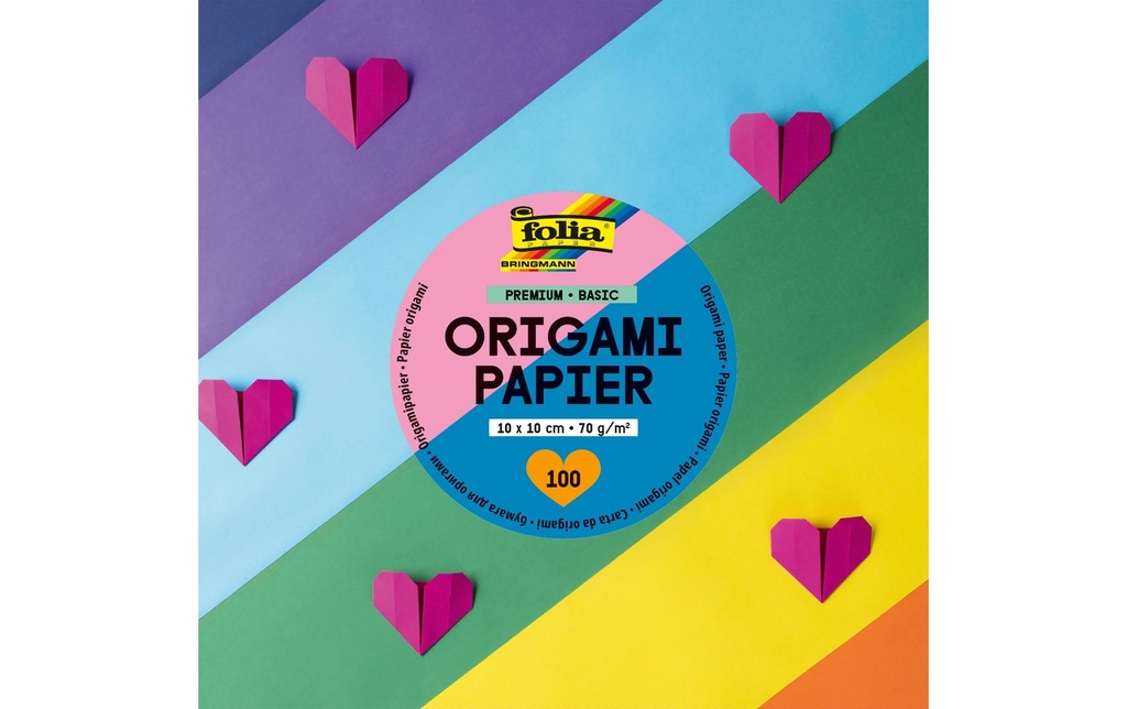 Folia Feuilles origami 10 x 10 cm
