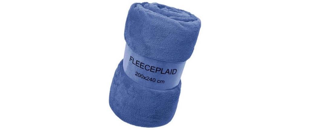 Flair Couverture Coral 200 x 240 cm, bleu acier