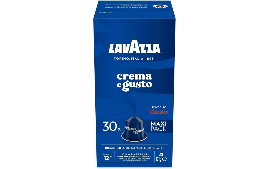 Lavazza Capsules de café Crema e Gusto Classico 30 pièces