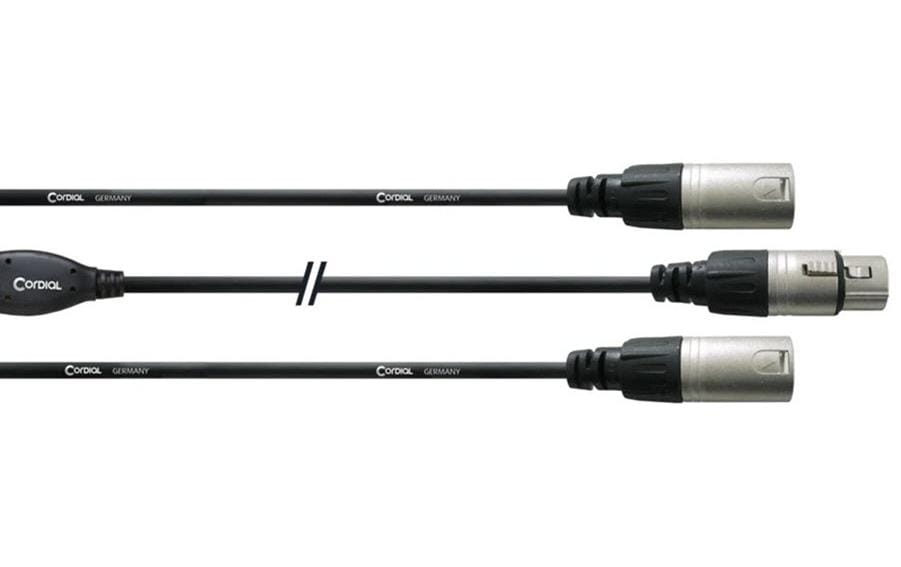 Cordial Câble audio CFY 0.3FMM XLR - XLR 0.3 m
