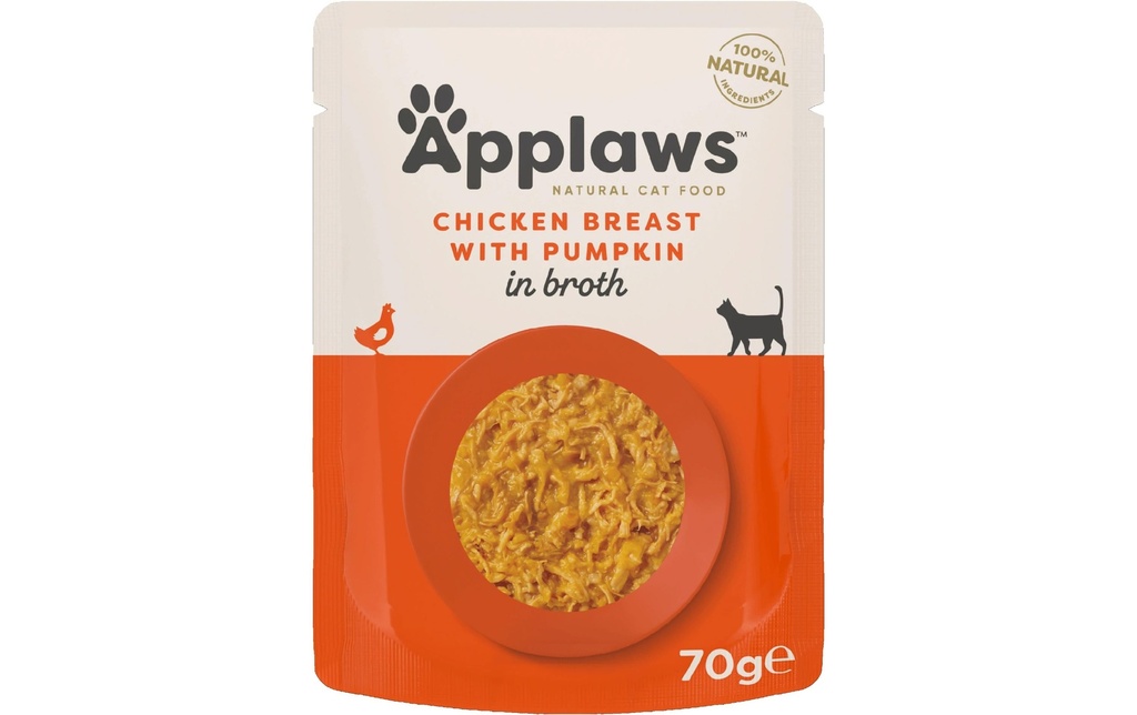 Applaws Alimentation humide Poitrine de poulet et courge 70 g