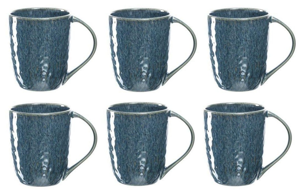 LEONARDO Tasse à cappuccino Matera 430 ml, 6 Pièce/s, Bleu