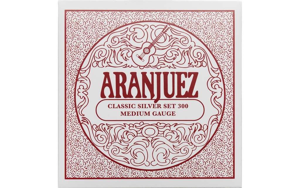 Aranjuez Cordes de guitare Classic Silver 300 – Medium Gauge