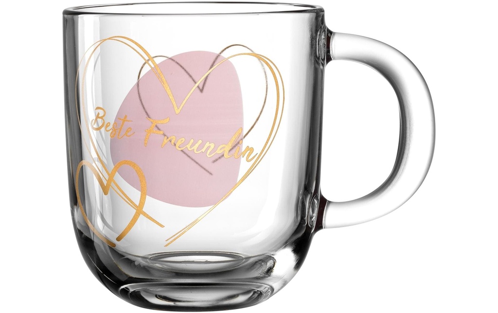 LEONARDO Tasse à café Emozione – Meilleure amie 400 ml, 1 Pièce/s