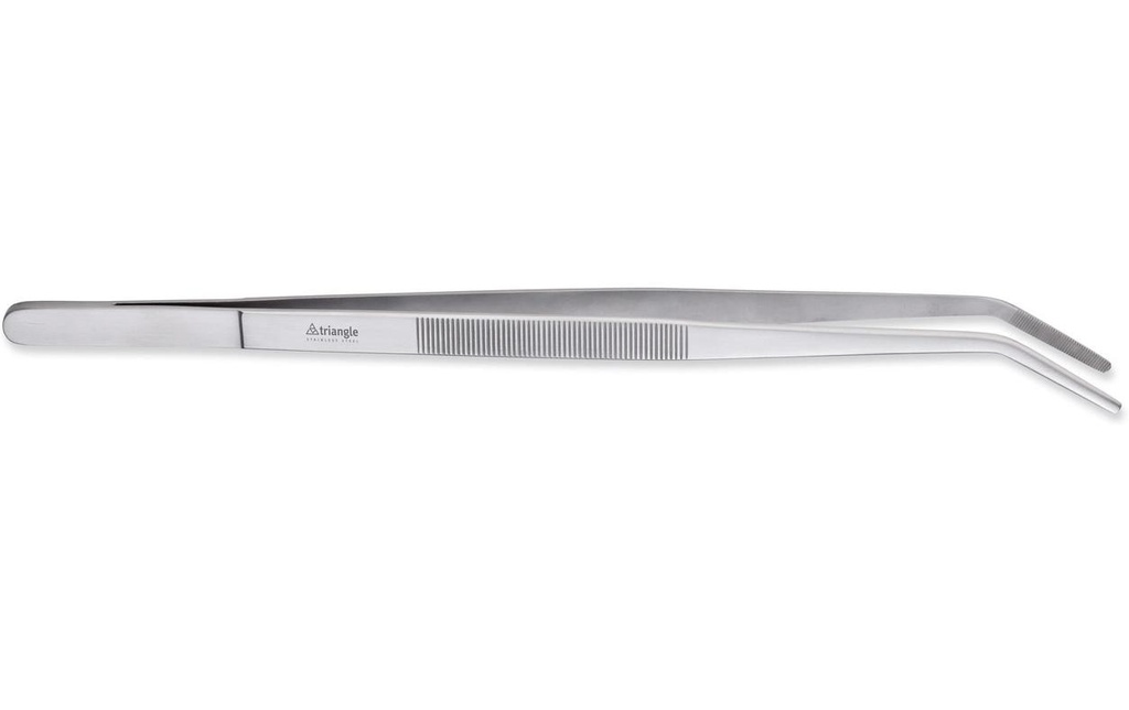 triangle Pince de cuisine coudé 35 cm Argenté