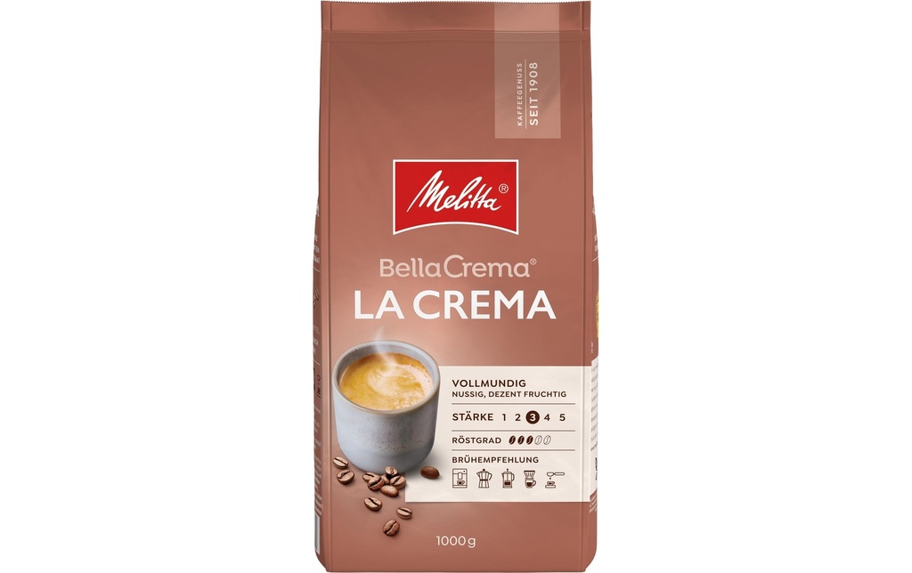 Melitta Grains de café Bella Crema LaCrema 1 kg