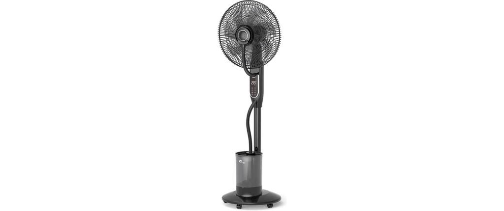 OHMEX Ventilateur sur pied OHM-FAN-4045WTR Noir