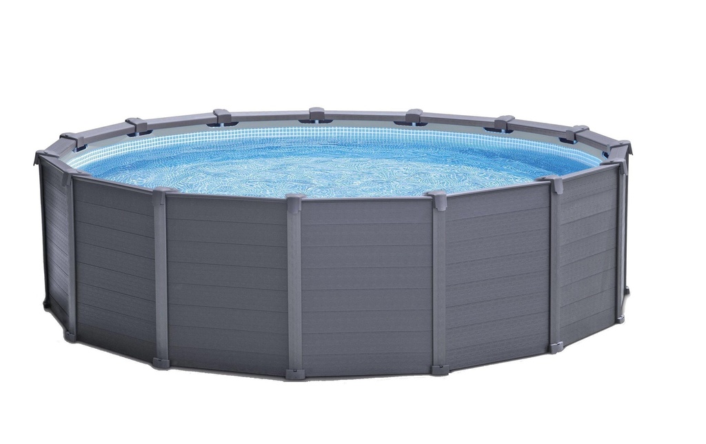 Intex Piscine Graphite Gray Panel 478 x 124 cm