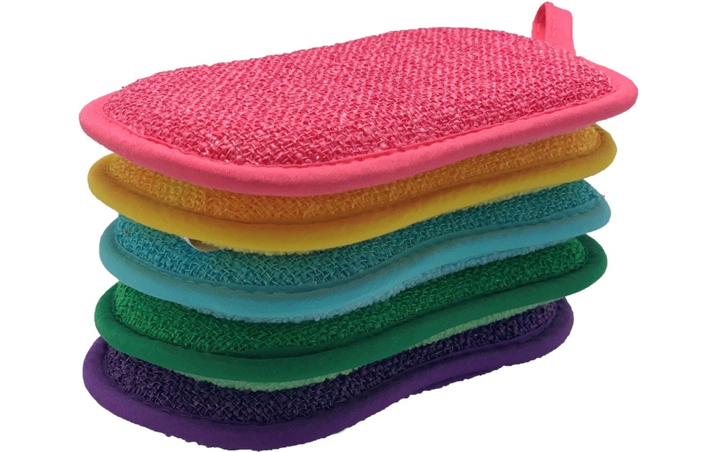 Mediashop Eponge à vaisselle Duo Sponge 16 x 9,5 x 1,5 cm, 5 Pièce/s