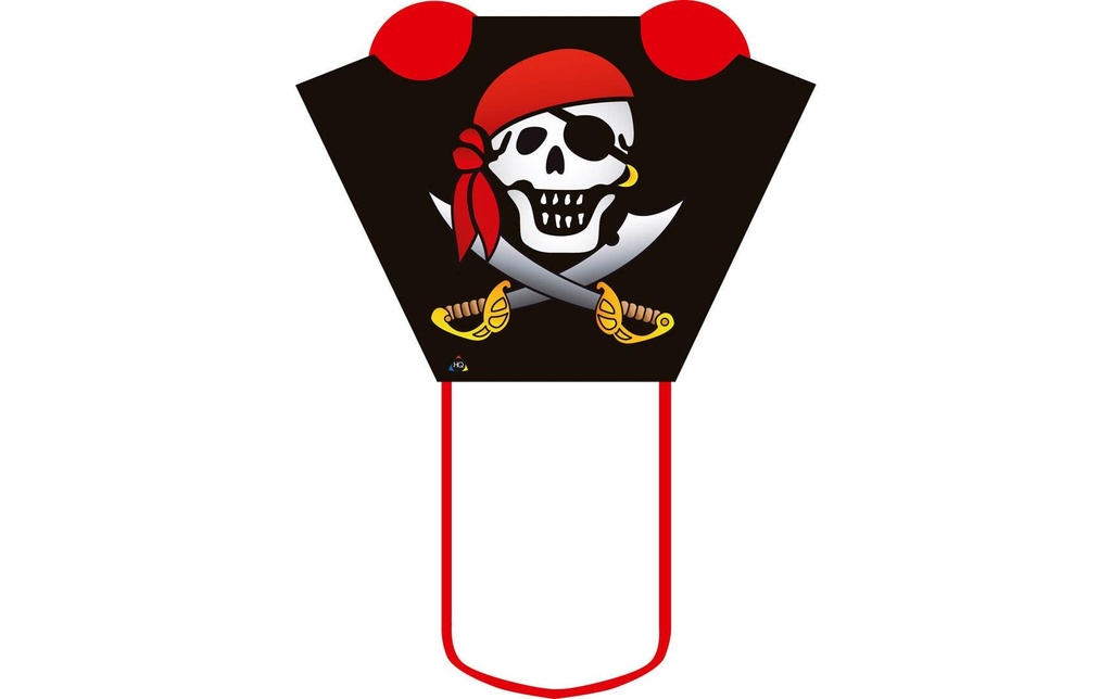 Invento-HQ Cerf-volant monoligne Pocket Sled Jolly Roger