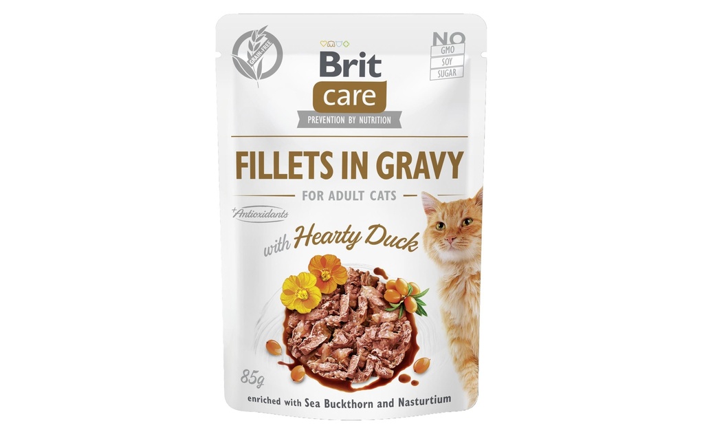 Brit Alimentation humide Care Fillets Sauce Canard, 85 g