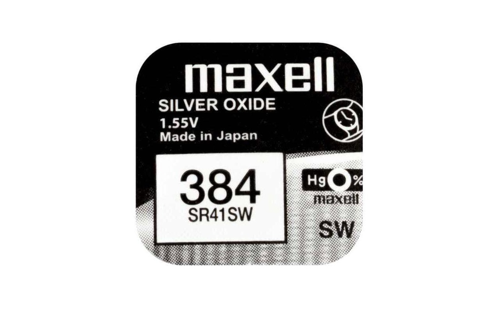 Maxell Europe LTD. Pile bouton 384 SR41SW , 10 Pièce/s