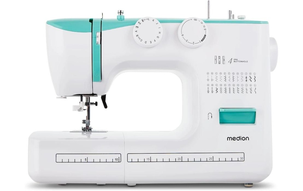 Medion Machine à coudre Life SM60 Blanc/Turquoise