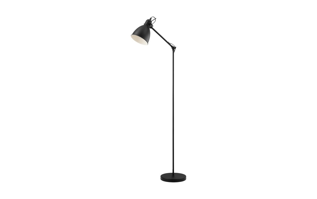 EGLO Leuchten Lampe sur pied PRIDDY 1x E27 Noir