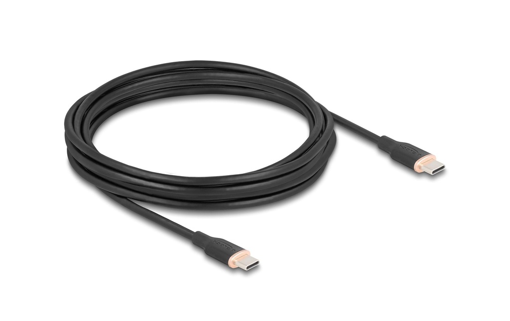 Delock Câble USB 2.0 Silicone USB-C - USB-C 4 m