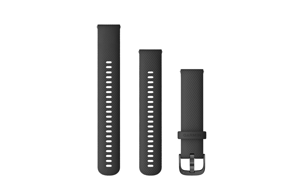 GARMIN Bracelets à dégagement rapide 20 mm, Silikon