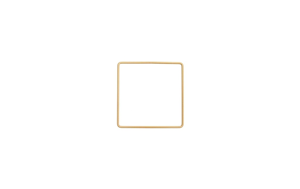 Rico Design Carré en métal 10 cm d'or 1 Pièce/s