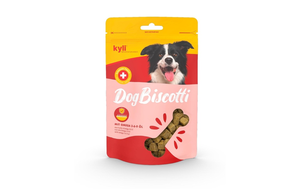 kyli Friandise DogBiscotti avec huile Omega 3-6-9, 200 g